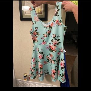 Floral skater dress